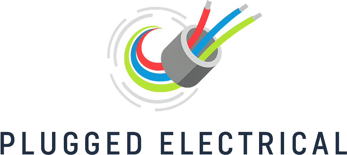 plugged electrical logo header